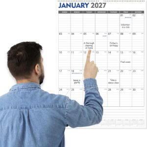 GuassLee Large Wall Calendar 2027-2028, 18 Month, 22"x15"